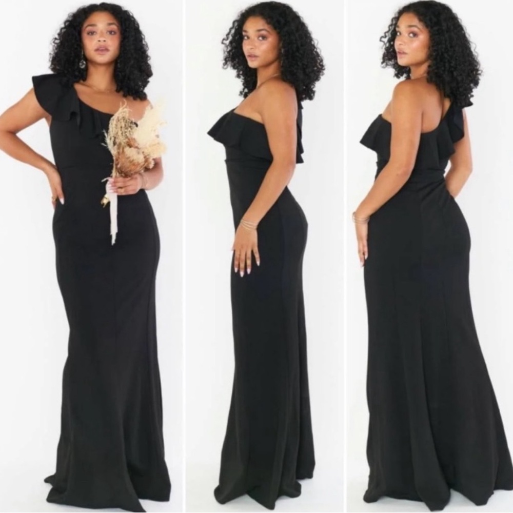 Show me your Mumu Florentine Maxi Dress - Black, XS